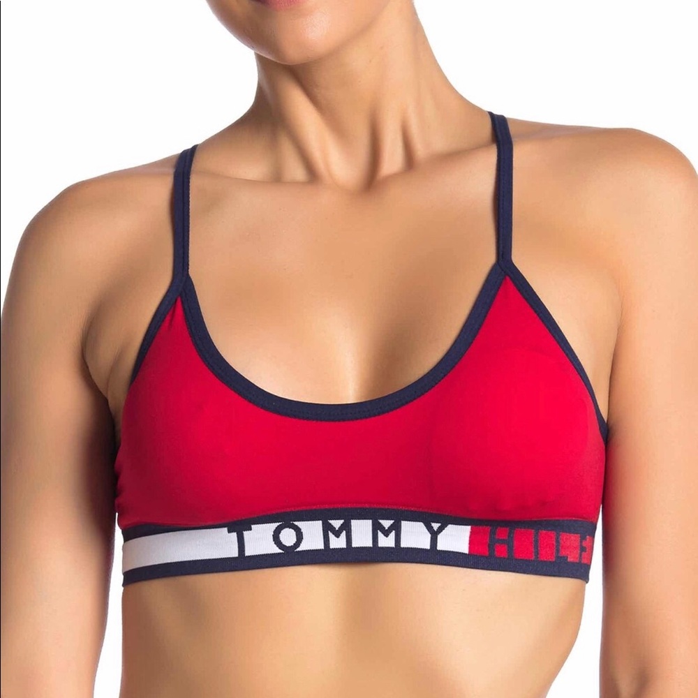 Tommy Hilfiger Red Sports Bra